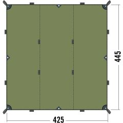 SINGLE MOSKITO DOME - TENTE MOUSTIQUAIRE TATONKA POUR UNE PERSONNE - VERT