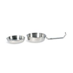 SCOUT SET 0,6L - BOL + POELE AVEC POIGNEE - ACIER INOX