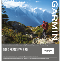 Carte Garmin TOPO France V6 PRO - France entière et DROM-COM