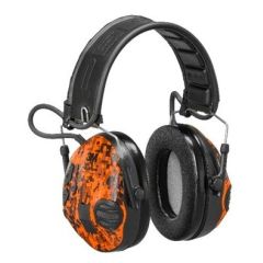 Casque 3M Peltor sporttac - Coquilles Vertes/Oranges digital Camo