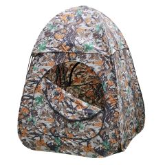 ABRI AVEC TOIT POLYESTER 150 DENIERS CAMO 4 FACES SYSTEME POP UP