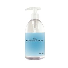 Gel hydroalcoolique normé EN14476 - Flacon pompe - 500 ml 